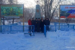 В Сарсах Первых облагородили обелиск памяти павшим воинам Великой Отечественной войны