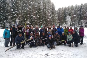 Лыжный забег в честь памяти учителя физической культуры.