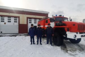 Пожарная часть посёлка Сарана пополнилась ещё одной единицей техники.